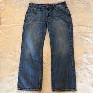 Rock & Roll Cowboy Jeans Men 38x31 Double Barrel Relaxed Straight Leg Denim Blue